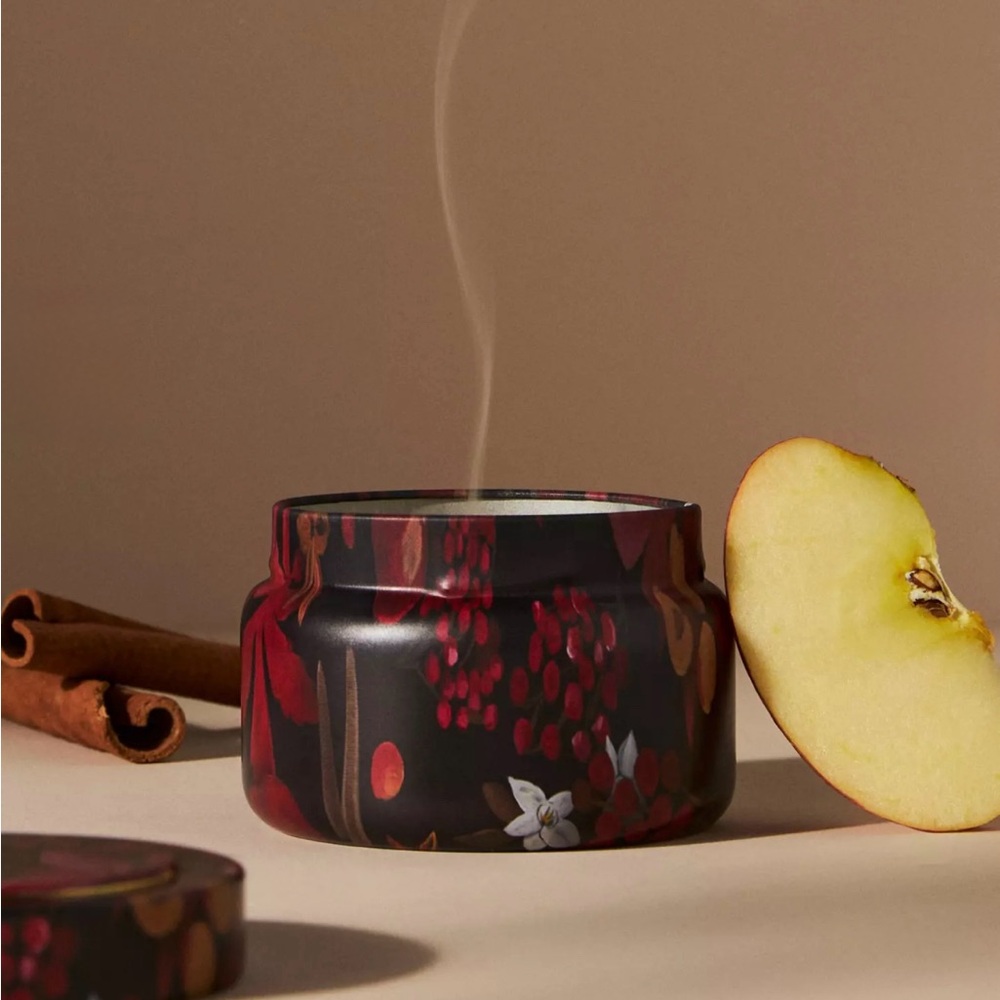 Anthropologie NWT Capri Blue Spiced Cider Tin Candle (Retired)
